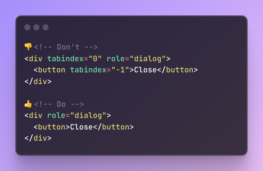 Image of a code block